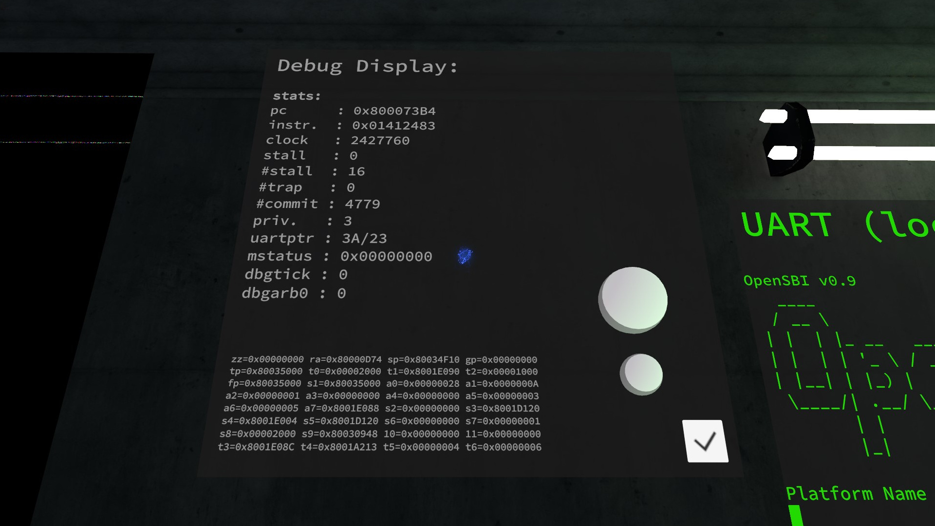 debug view in-game